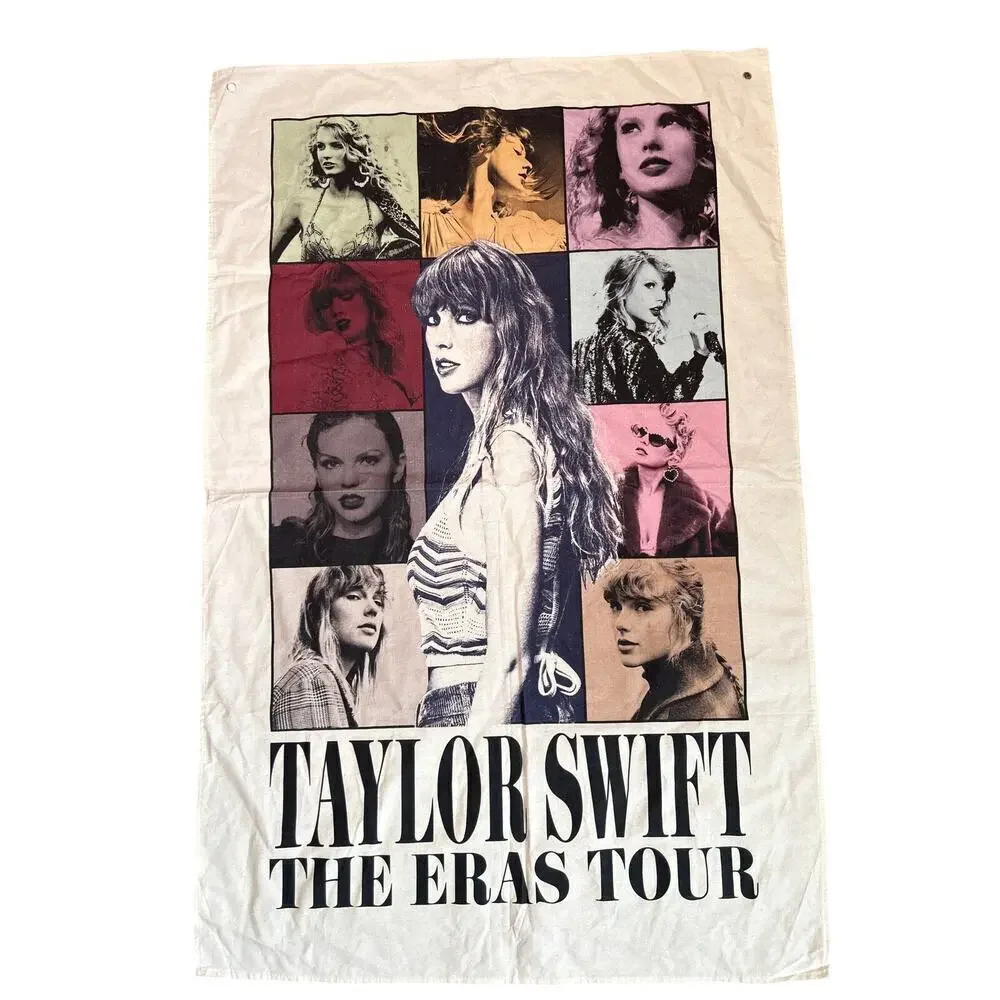 Taylor Swift The Eras Tour Canvas Tapestry Wall Hanging Official Merch 31